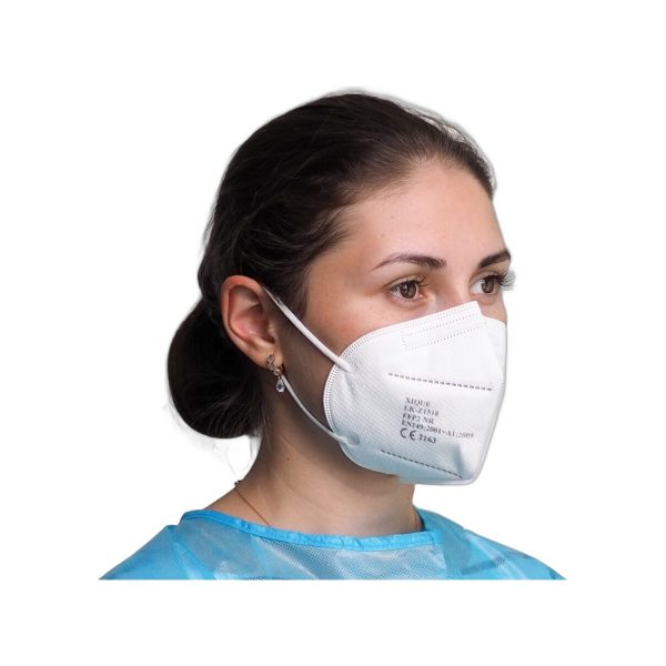 FFP2 respirators, balts, individuāli iepakots, N10