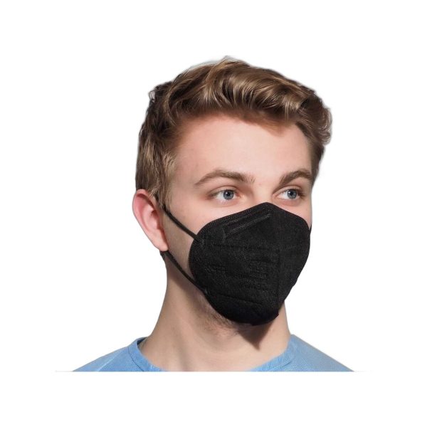 FFP2 respirators, melns, individuāli iepakots