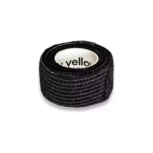 Elastīgā saite yellowBAND, pašpielīpošs pārsējs, melns, 2,5 cm × 4,5 m