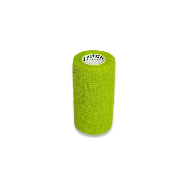 Elastīgā saite yellowBAND, pašpielīpošs pārsējs, zaļš, 10 cm × 4,5 m