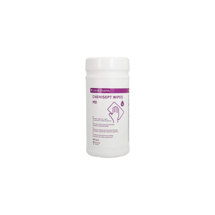 CHEMISEPT WIPES MD — dezinfekcijas salvetes virsmu ātrai dezinfekcijai N200 CHEMISEPT WIPES MD — dezinfekcijas salvetes virsmu ātrai dezinfekcijai N200