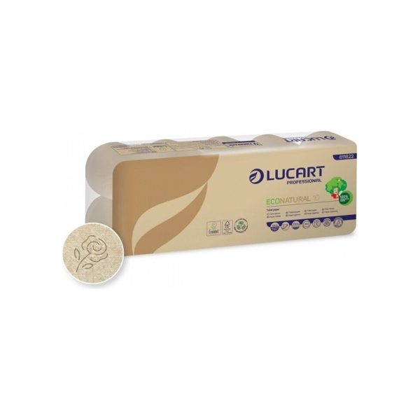 Econatural tualetes papīrs 2 kārtas, 180 loksnes, Fiberpack®, bešs