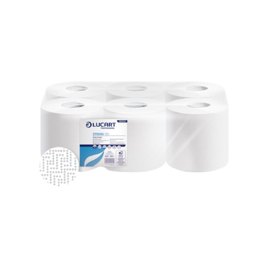Lucart Strong 150 Joint, papīra ruļļu dvielis Lucart Strong 150 Joint, papīra ruļļu dvielis