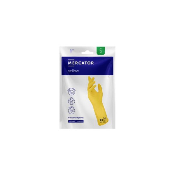 MERCATOR yellow N2 Lateksa cimdi