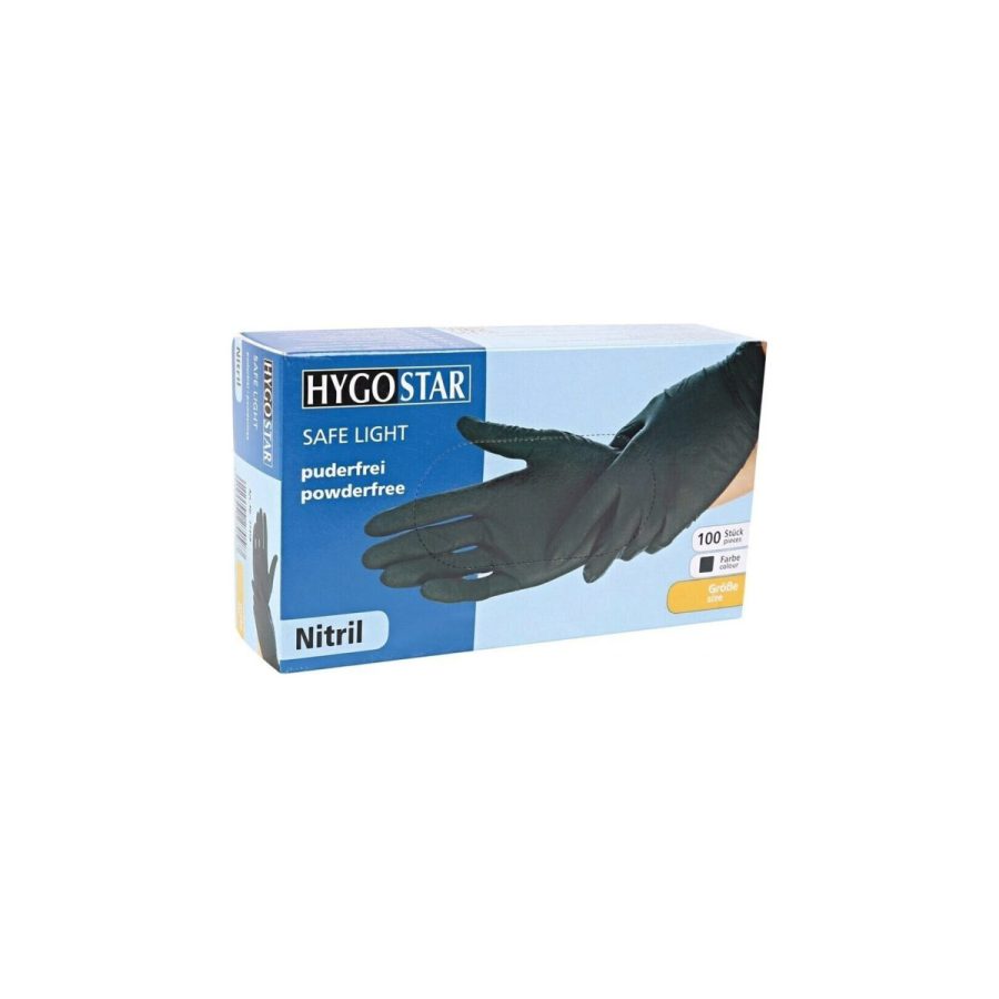 Nitrila cimdi Safe light melni, N100 Nitrila cimdi Safe light melni, N100