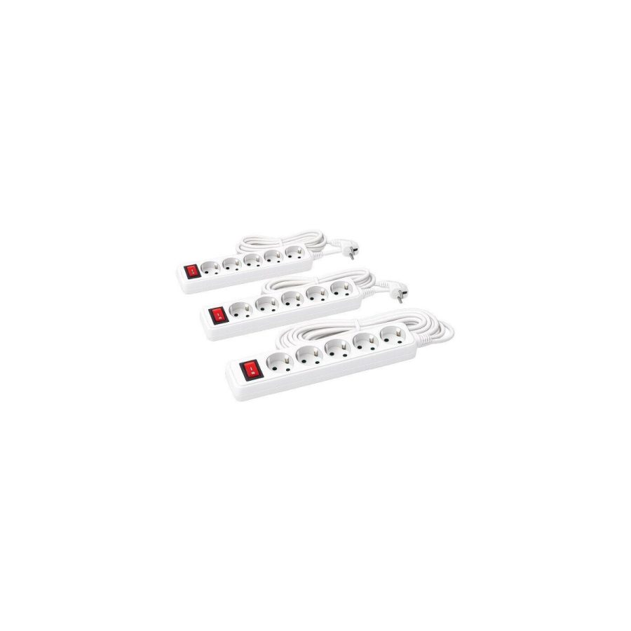 POWER — elektriskais pagarinātājs ar 5 ligzdām