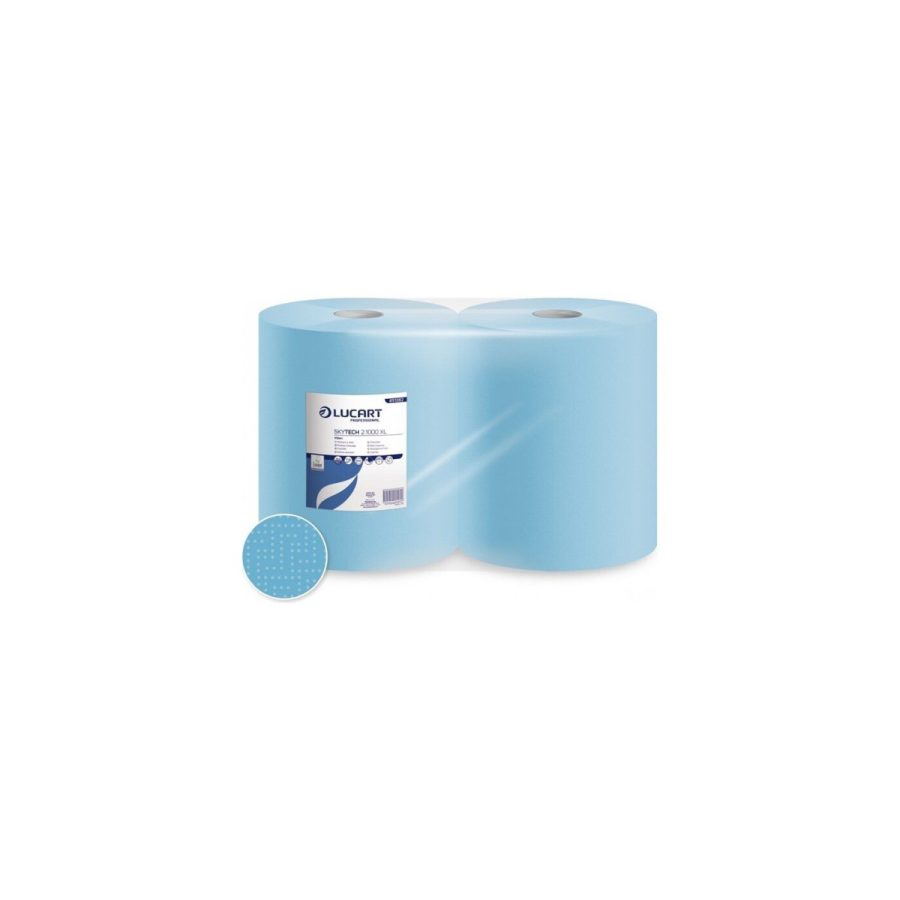 SKYTECH 2.1000 XL — divkārtu industriālie papīra dvieļi rullī (2 ruļļi) SKYTECH 2.1000 XL — divkārtu industriālie papīra dvieļi rullī (2 ruļļi)