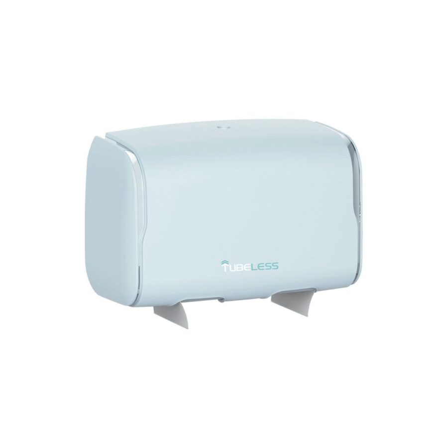 Tualetes papīra turētājs, TUBELESS DISPENSER MINI DUO TOILET WHITE Tualetes papīra turētājs, TUBELESS DISPENSER MINI DUO TOILET WHITE