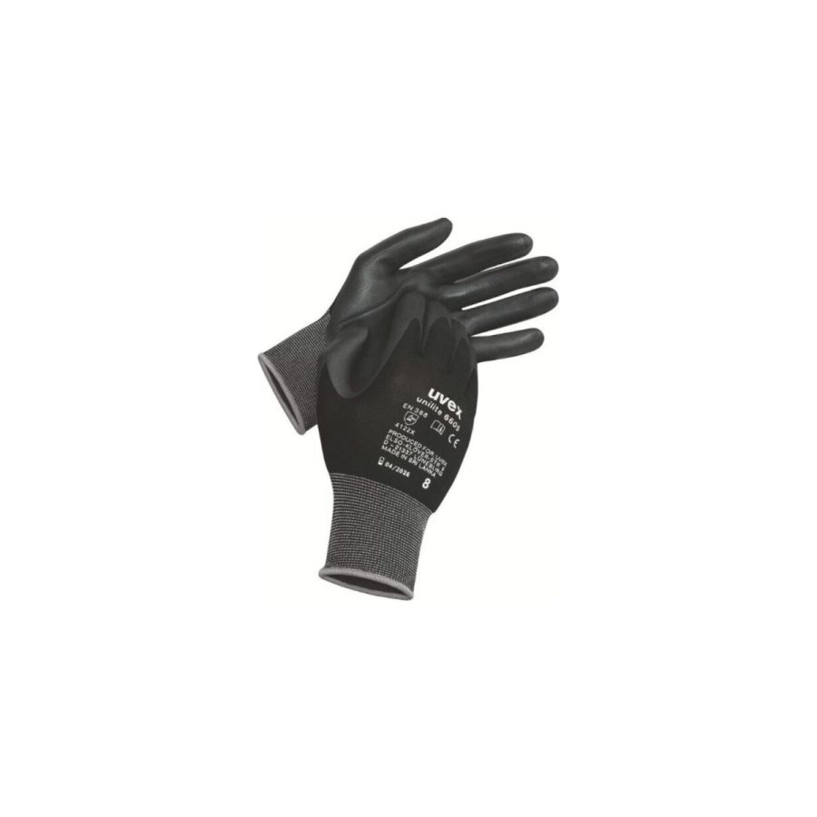 uvex unilite 6605 montāžas cimdi melni uvex unilite 6605 montāžas cimdi melni